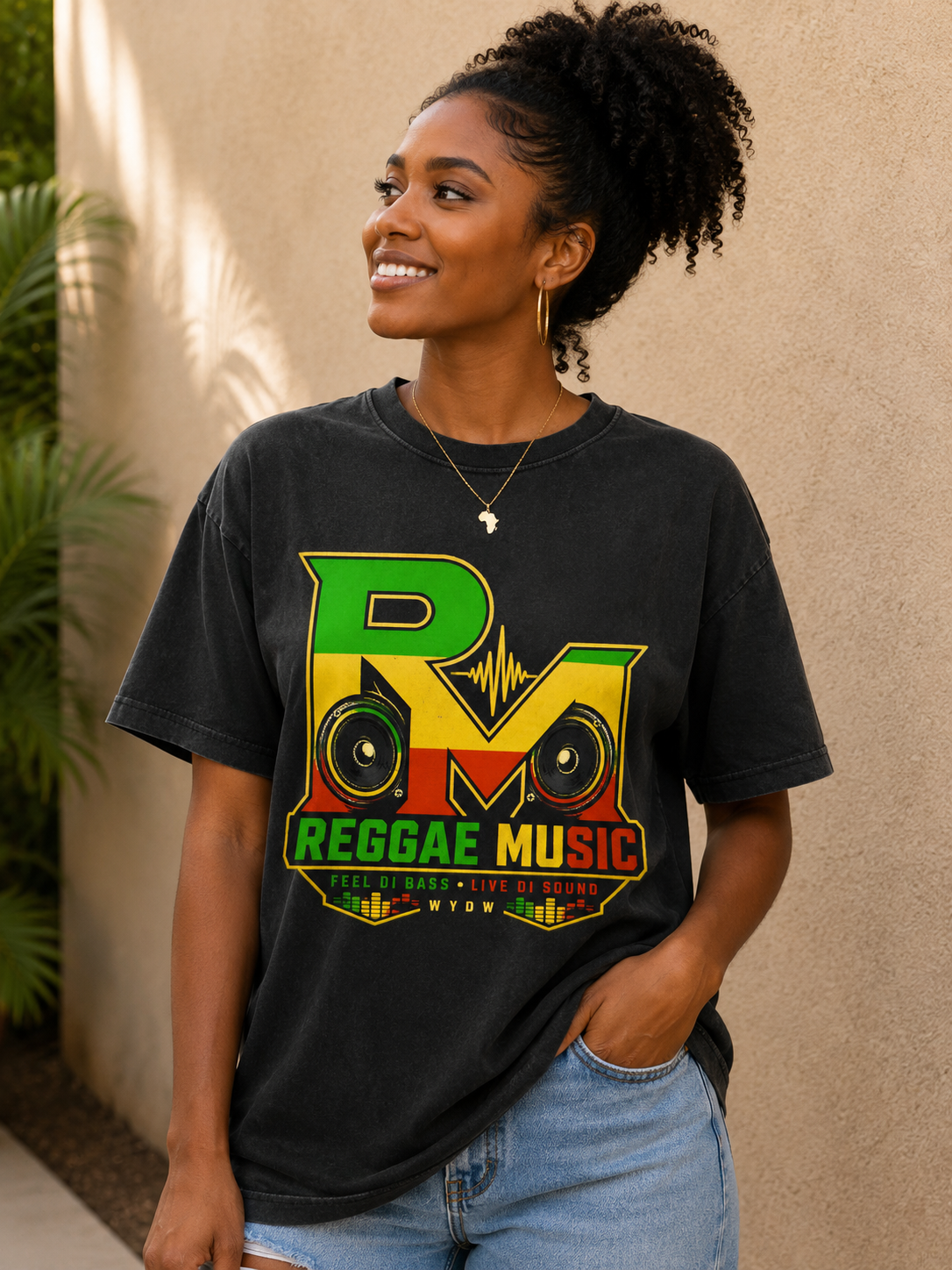 Reggae Music Feel Di Bass Tee