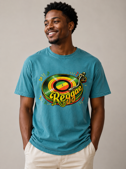 REGGAE RECORD PLAYER TEE