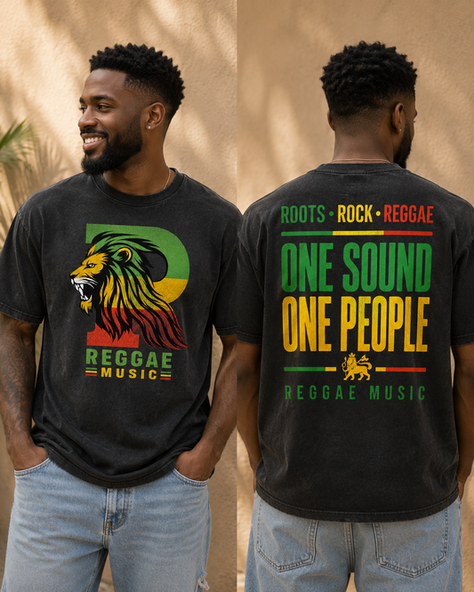 Reggae Music One Sound One People T-Shirt