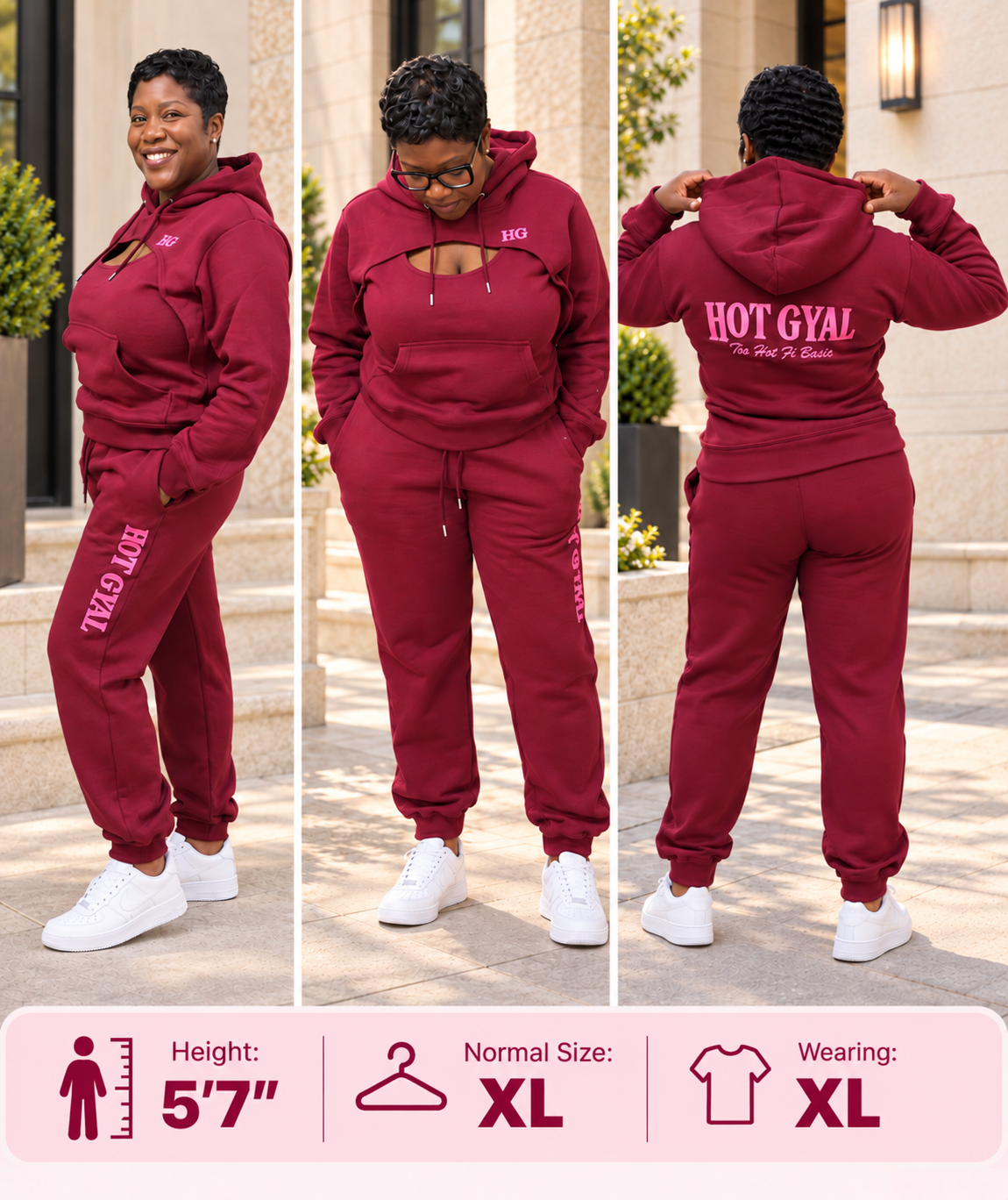 Hot Gyal Hoodie & Joggers Set