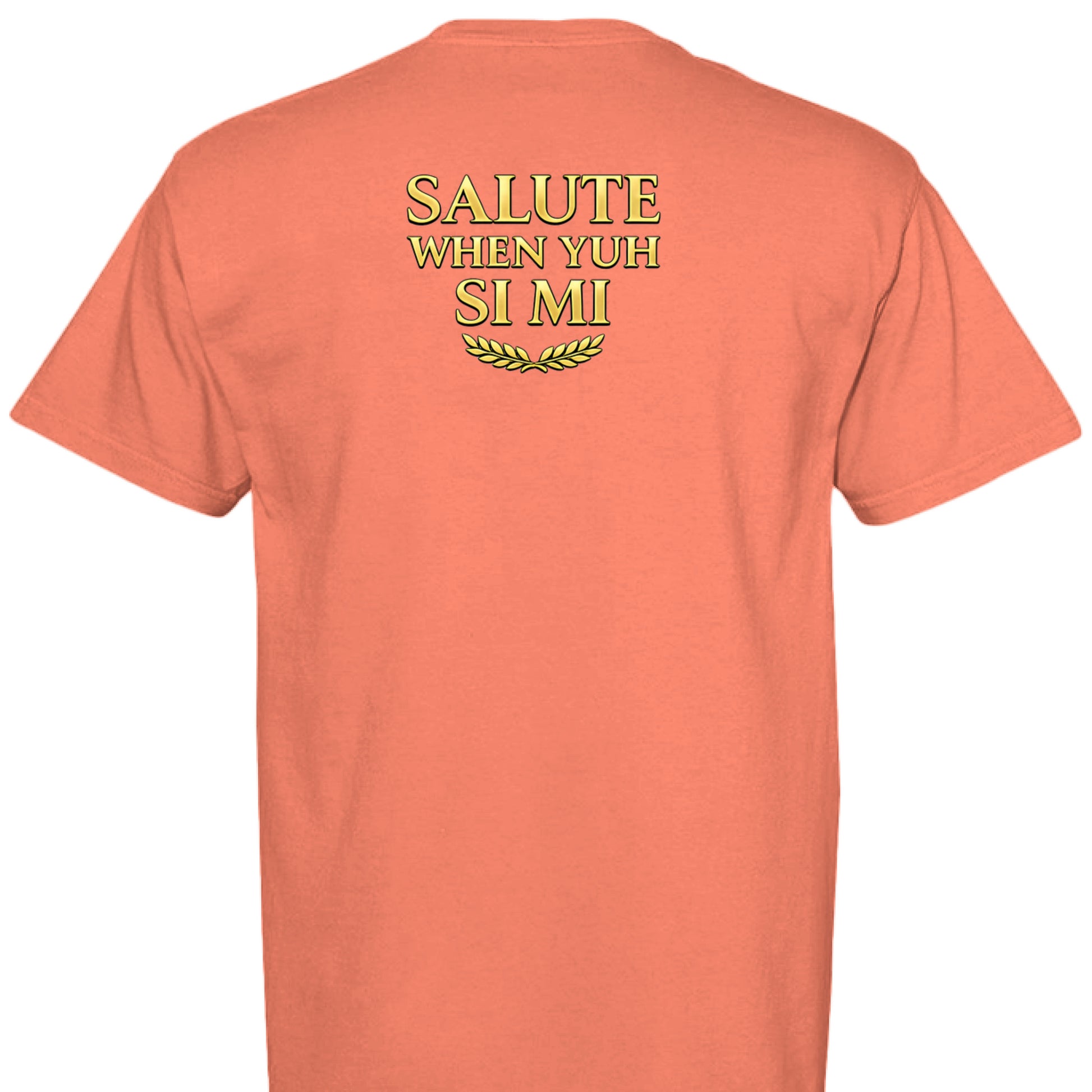 NEON RED ORANGE - BACK