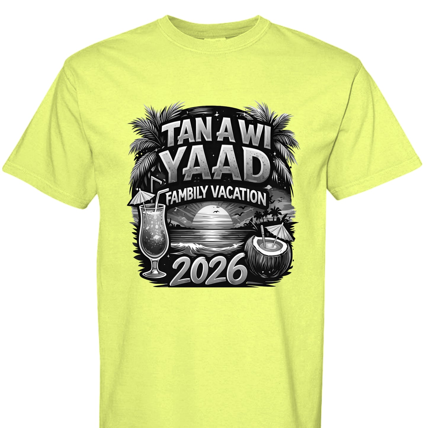Tan A Yuh Yaad Family Trip Tee