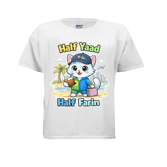 Half Yaad Half Farin Cat Style Tee
