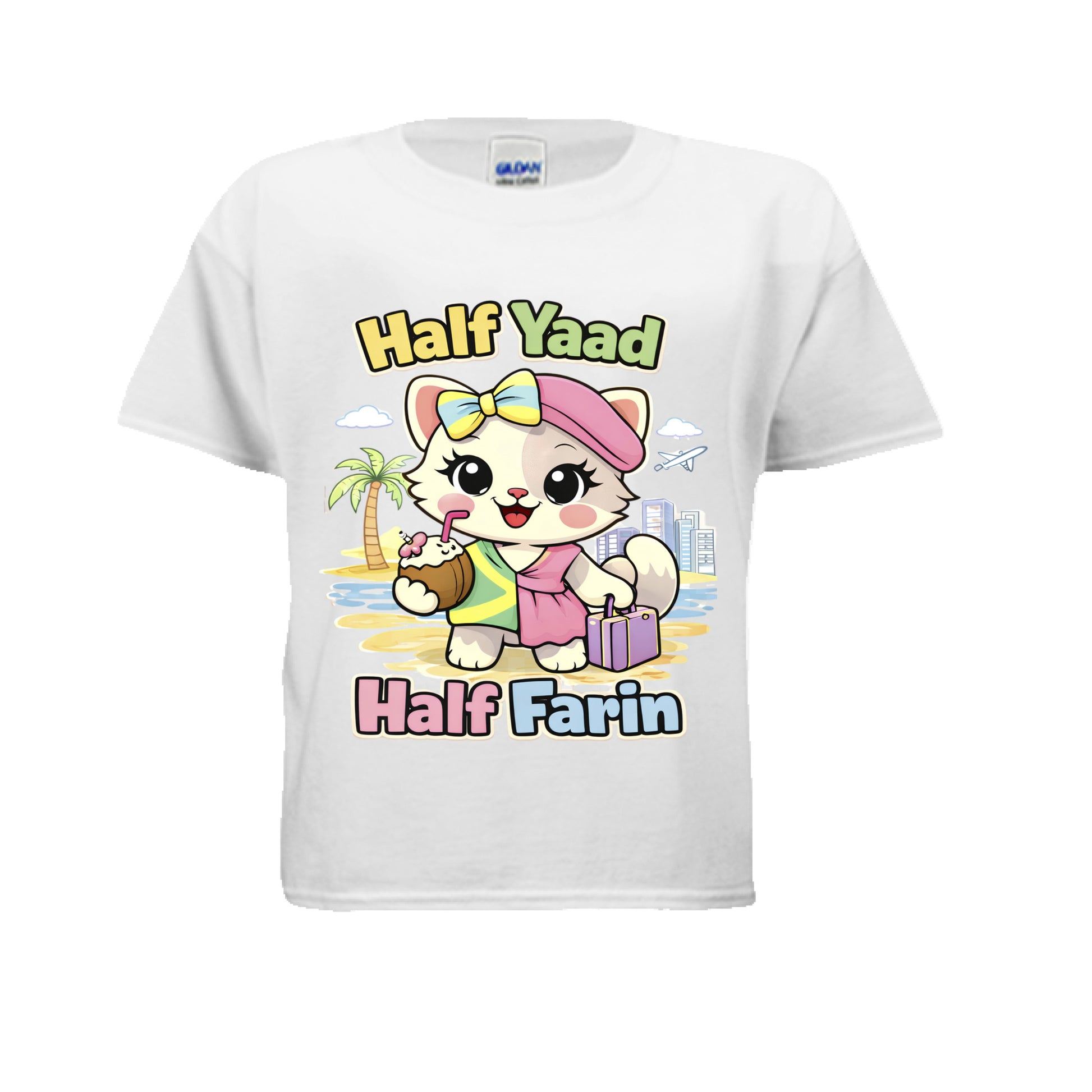 Half Yaad Half Farin Cat Culture Tee