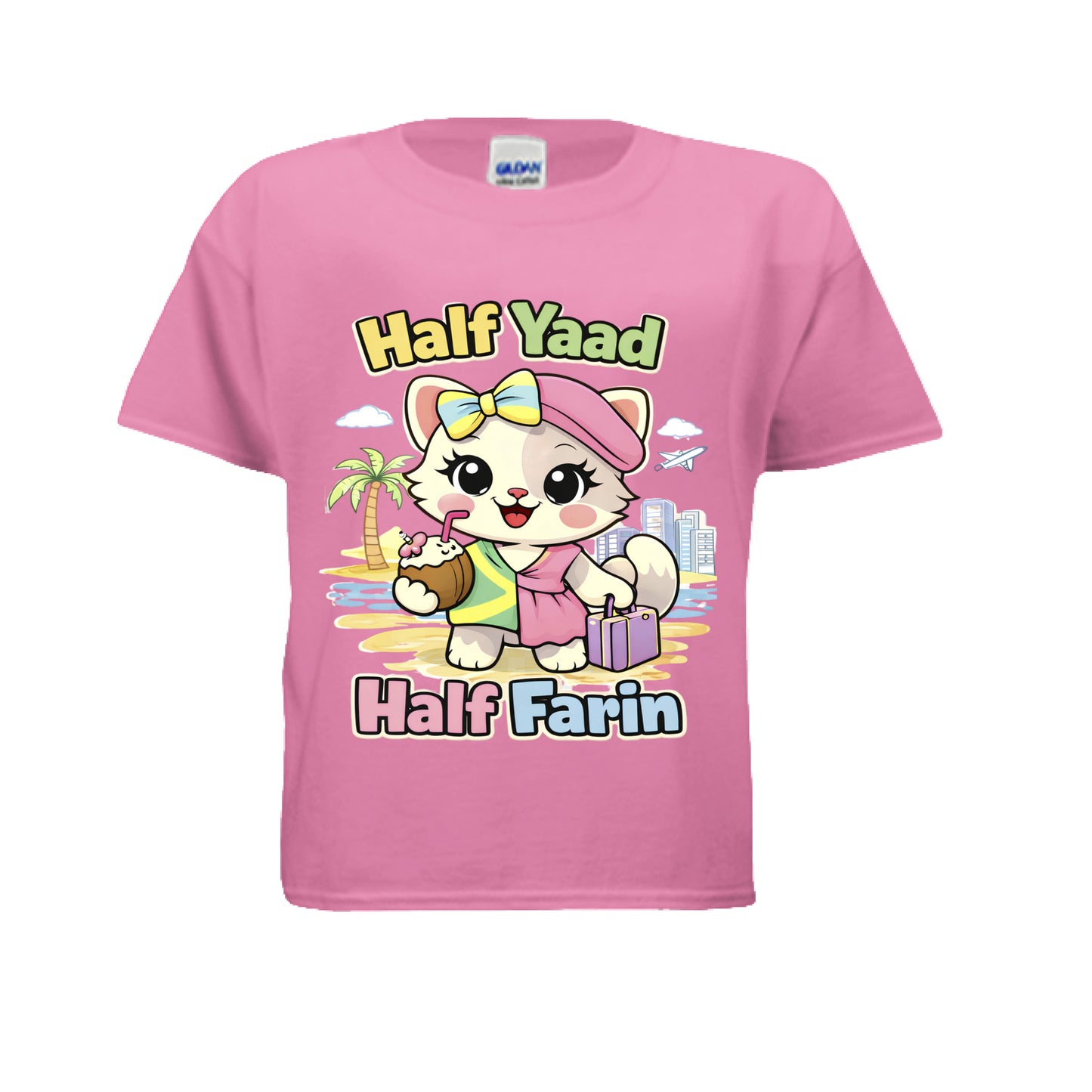 Half Yaad Half Farin Cat Culture Tee