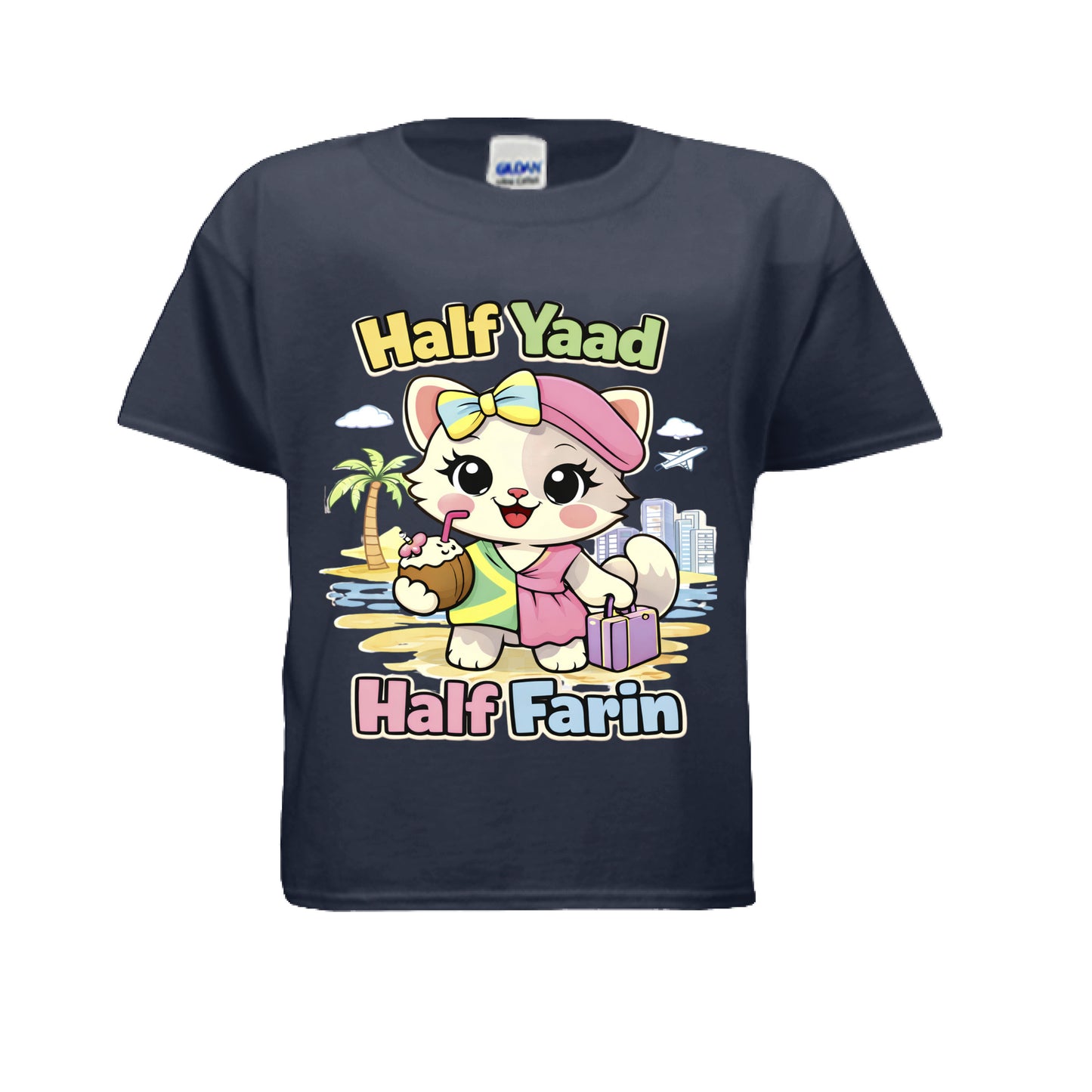 Half Yaad Half Farin Cat Culture Tee