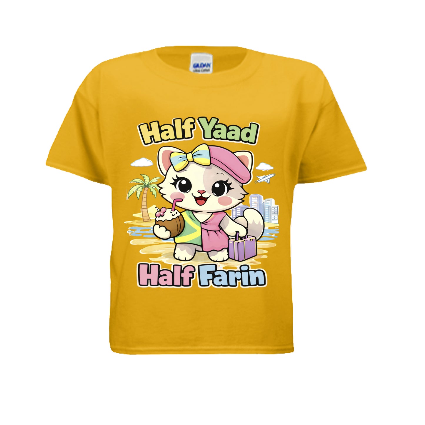 Half Yaad Half Farin Cat Culture Tee