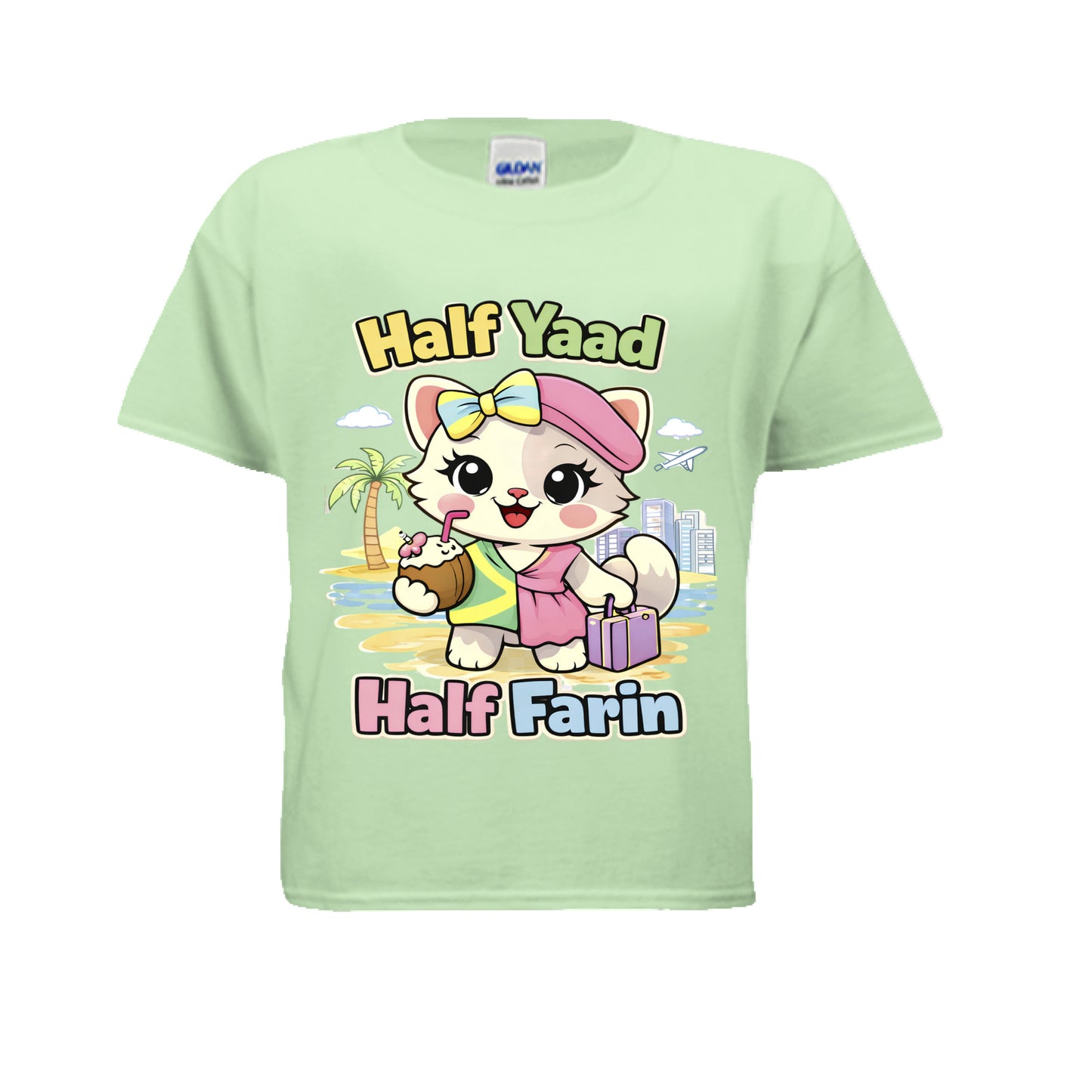 Half Yaad Half Farin Cat Culture Tee