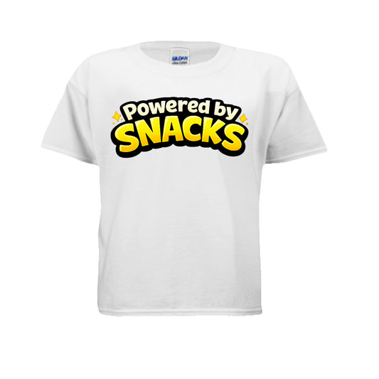 Powered By Snacks Always Hungry Tee