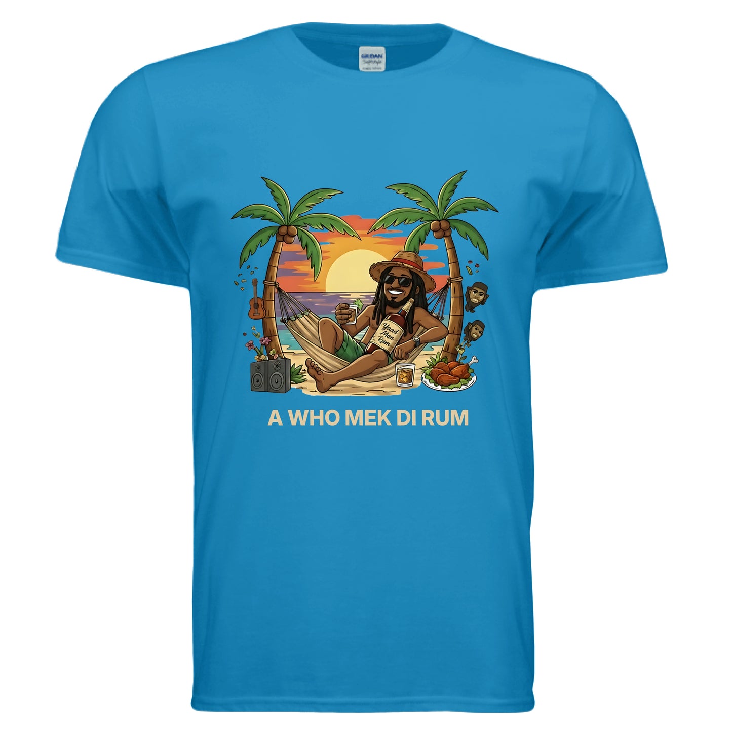 A Who Mek Di Rum Culture Style Tee