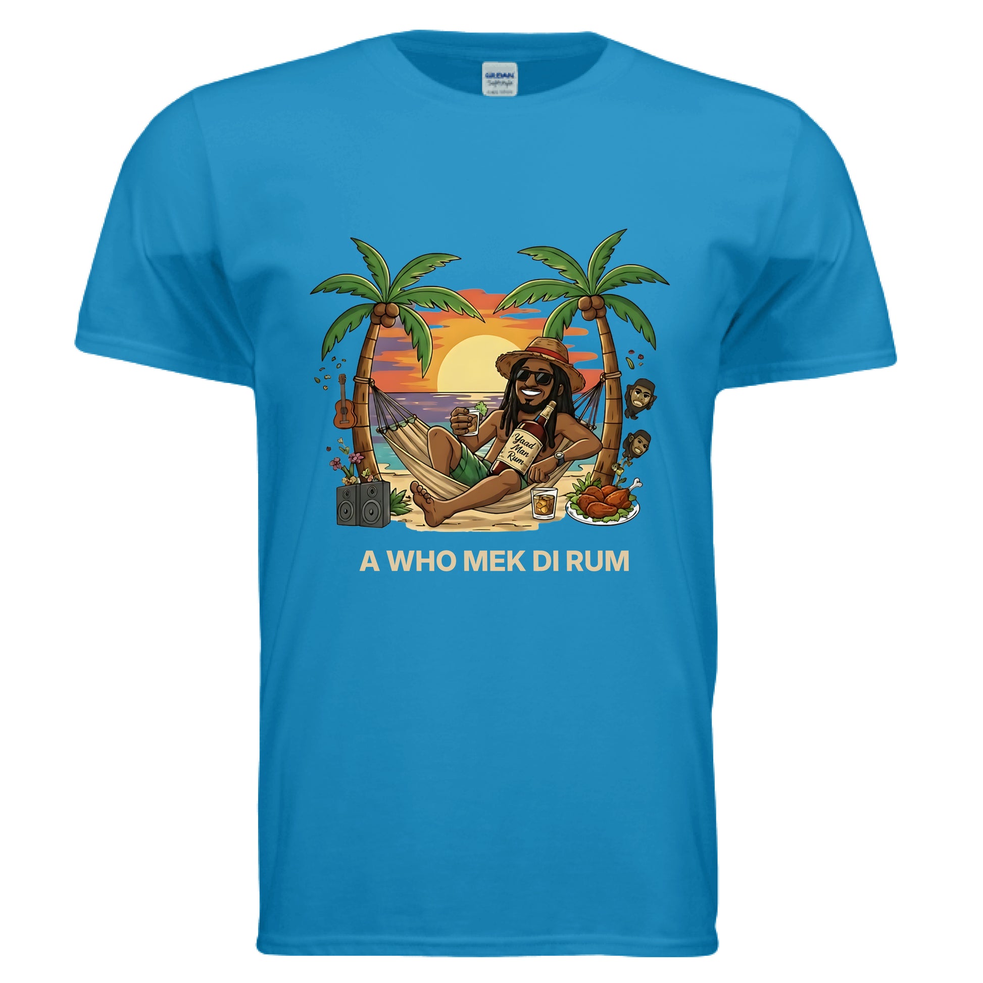 A Who Mek Di Rum Culture Style Tee