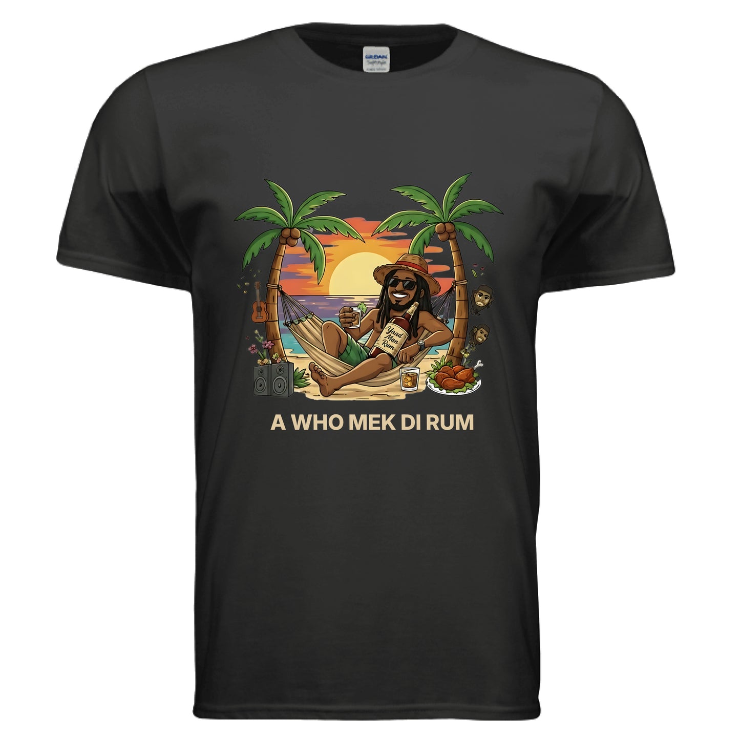 A Who Mek Di Rum Culture Style Tee