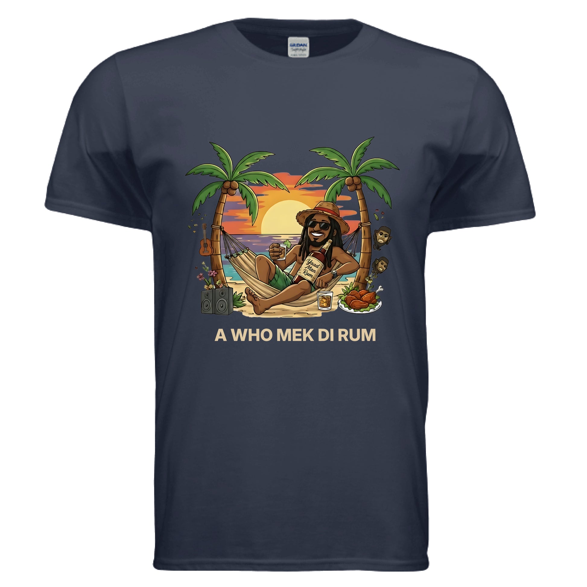 A Who Mek Di Rum Culture Style Tee