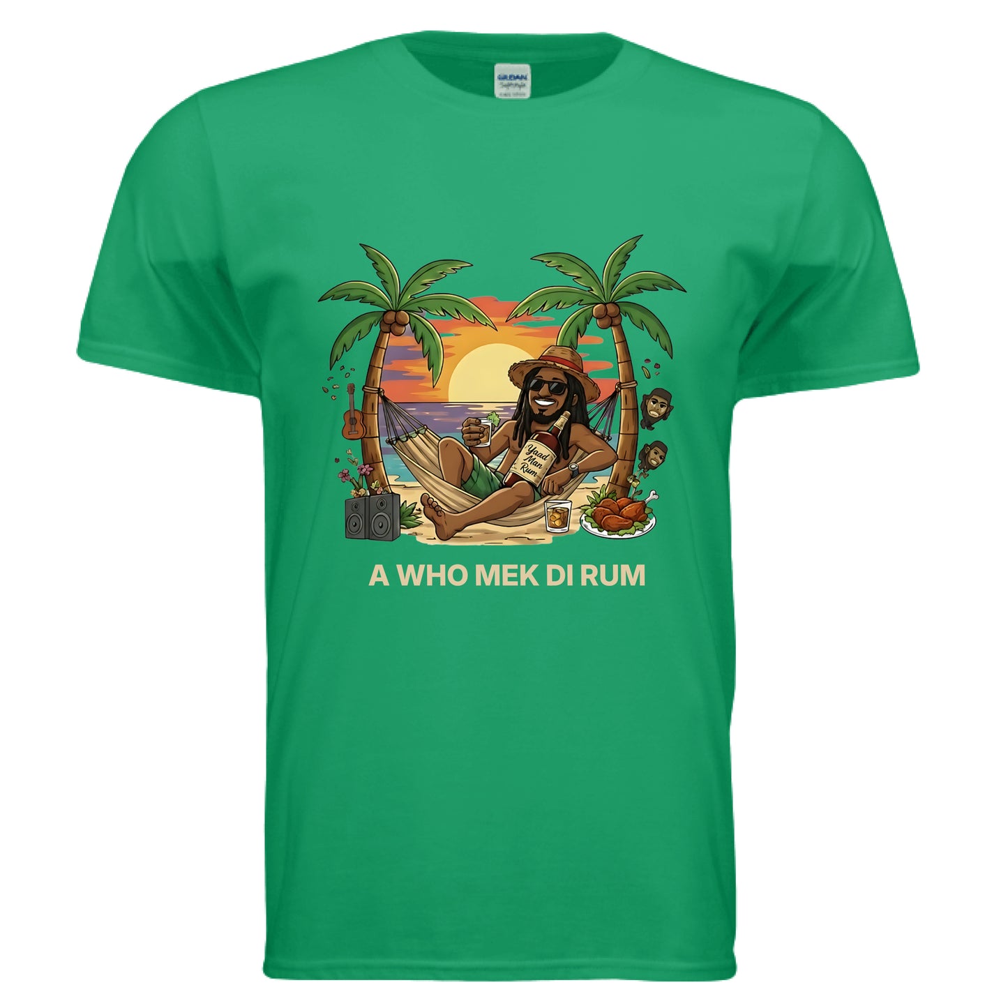 A Who Mek Di Rum Culture Style Tee