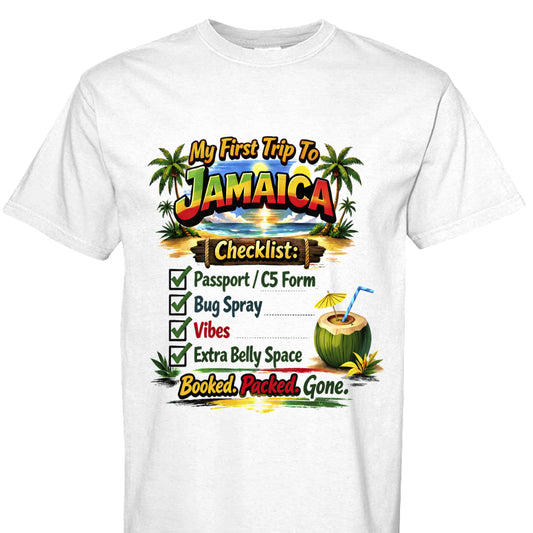 My First Trip Jamaica Packed Gone Tee