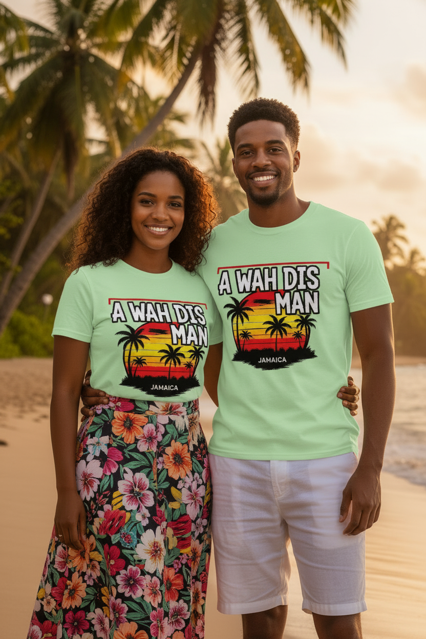 A Wah This Man Jamaica Vibes Tee