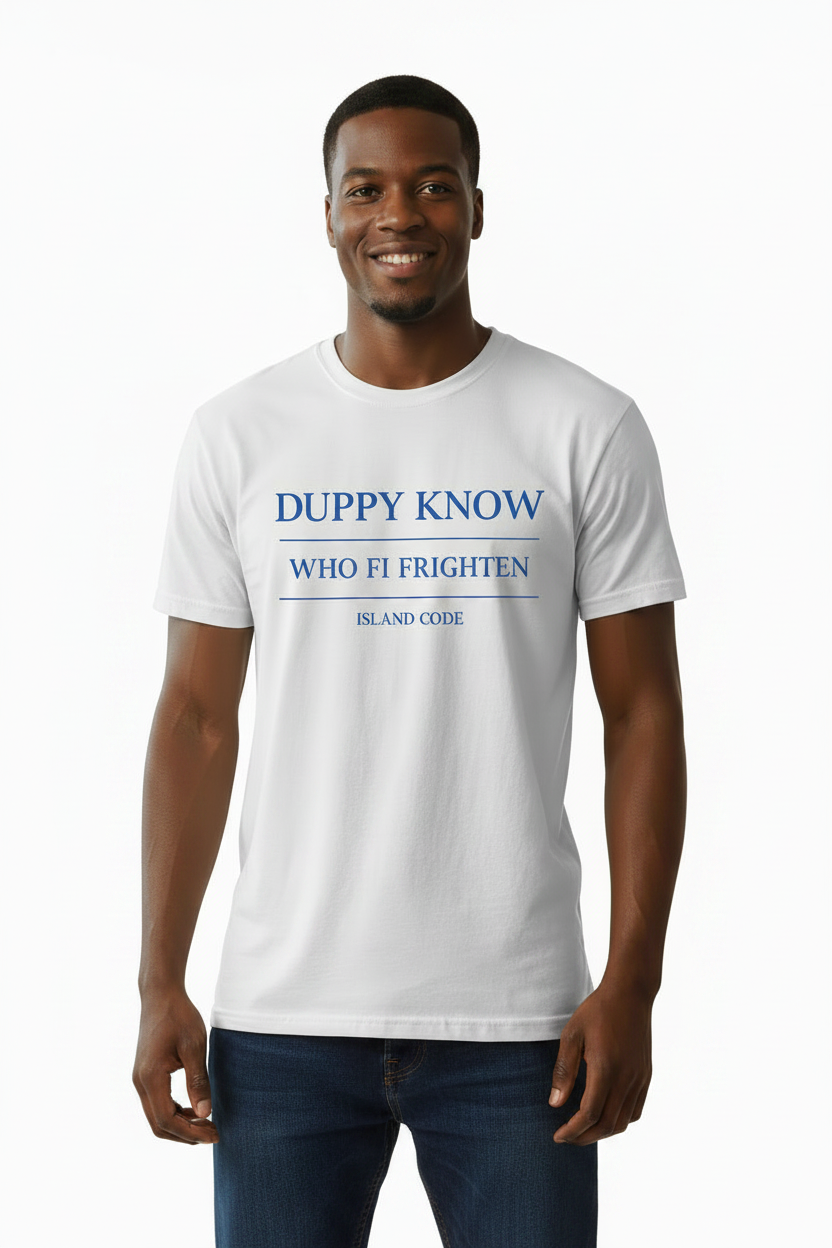 Duppy Frighten Island Code Vibes Tee