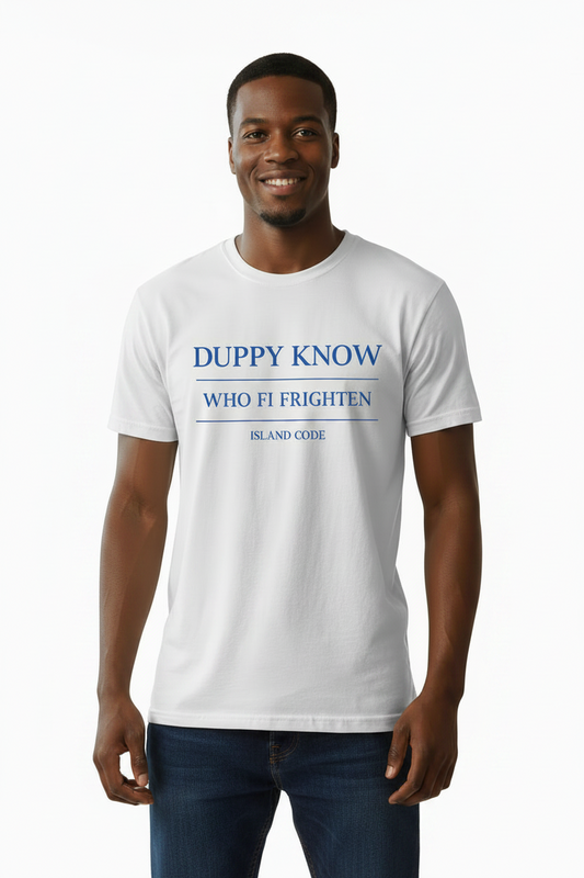 Duppy Frighten Island Code Vibes Tee