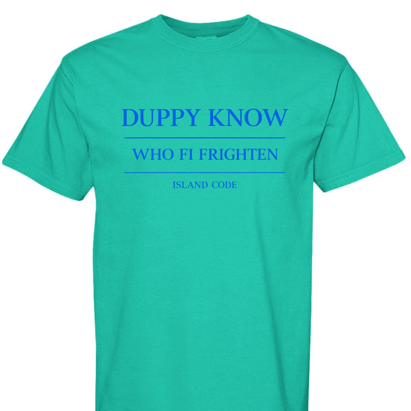 Duppy Frighten Island Code Vibes Tee