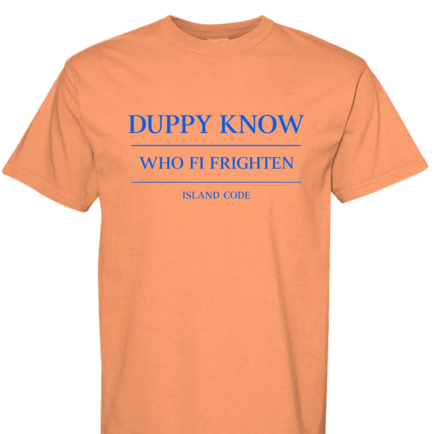 Duppy Frighten Island Code Vibes Tee