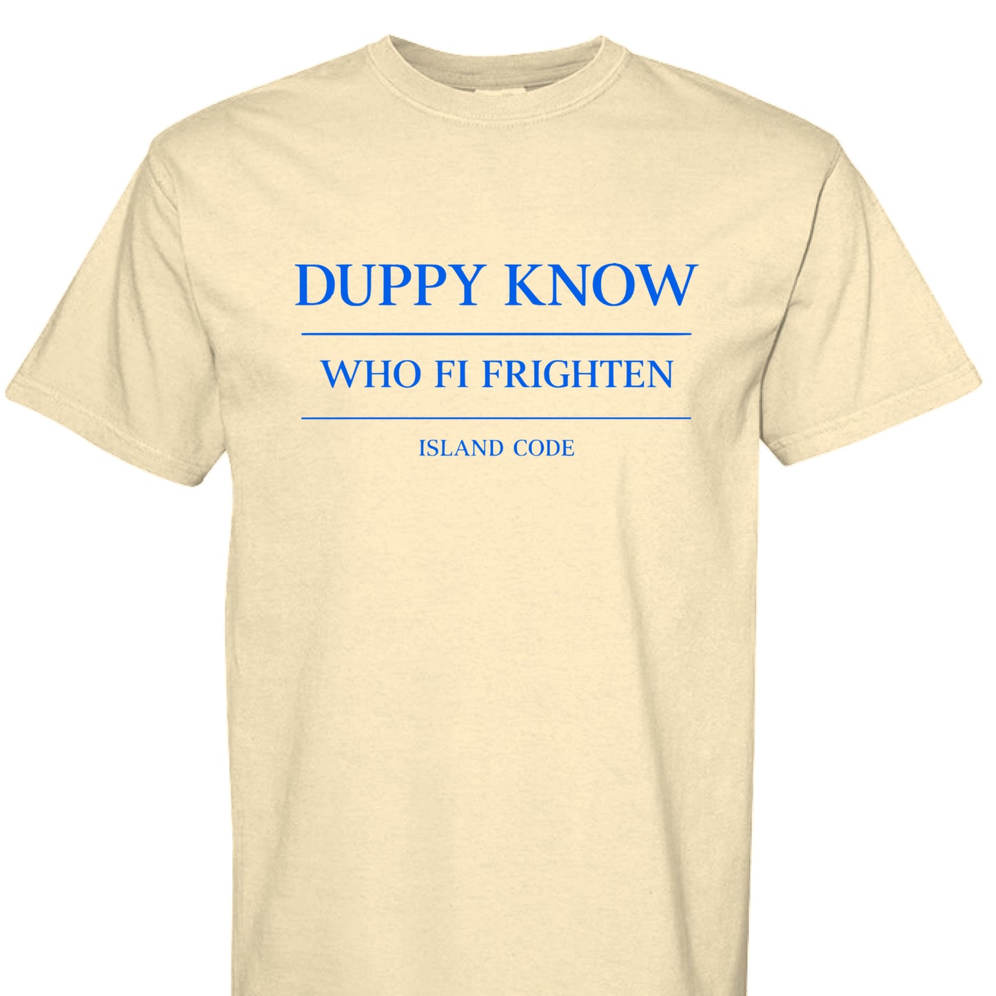 Duppy Frighten Island Code Vibes Tee
