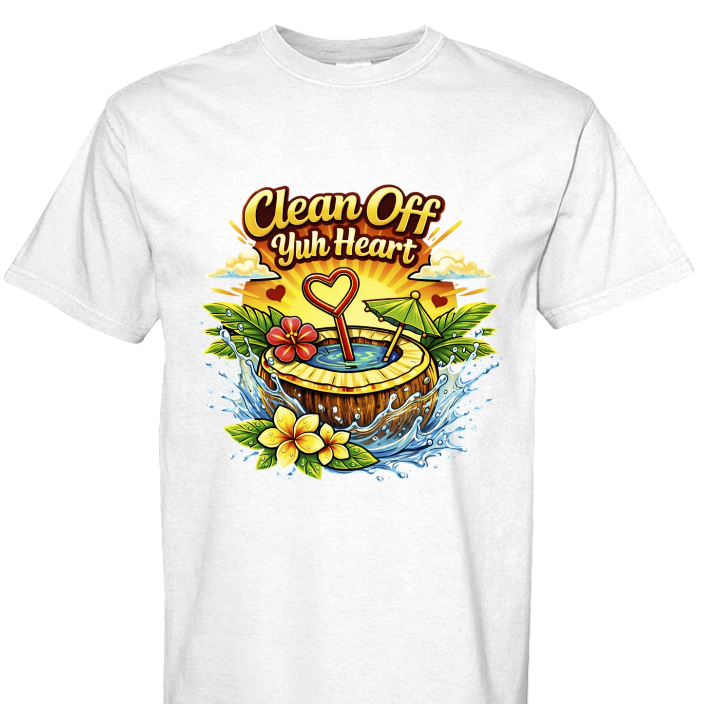 Clean Off Yuh Heart Street Vibes Tee