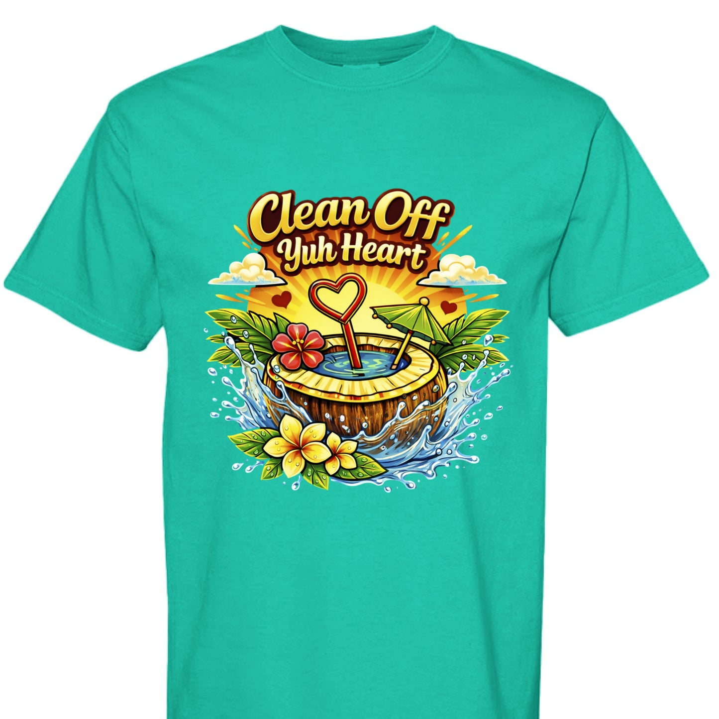 Clean Off Yuh Heart Street Vibes Tee