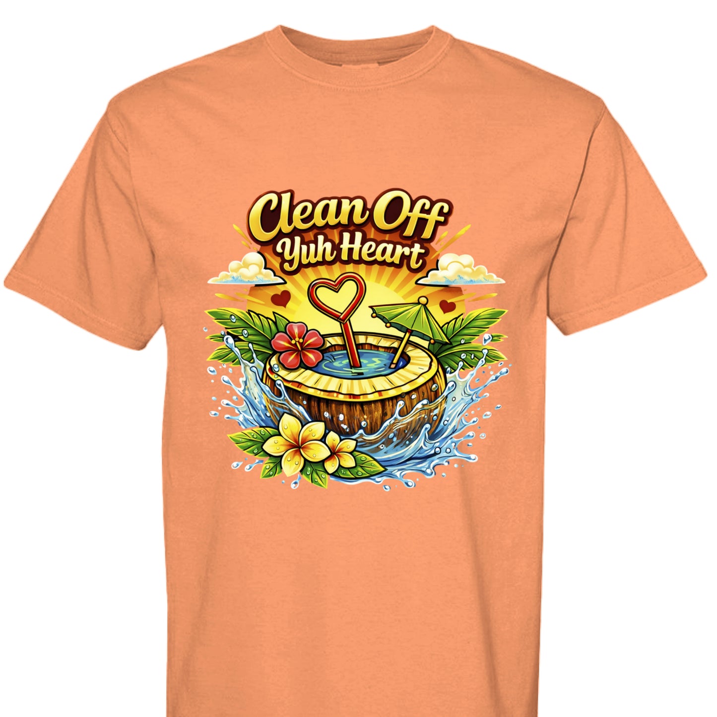 Clean Off Yuh Heart Street Vibes Tee