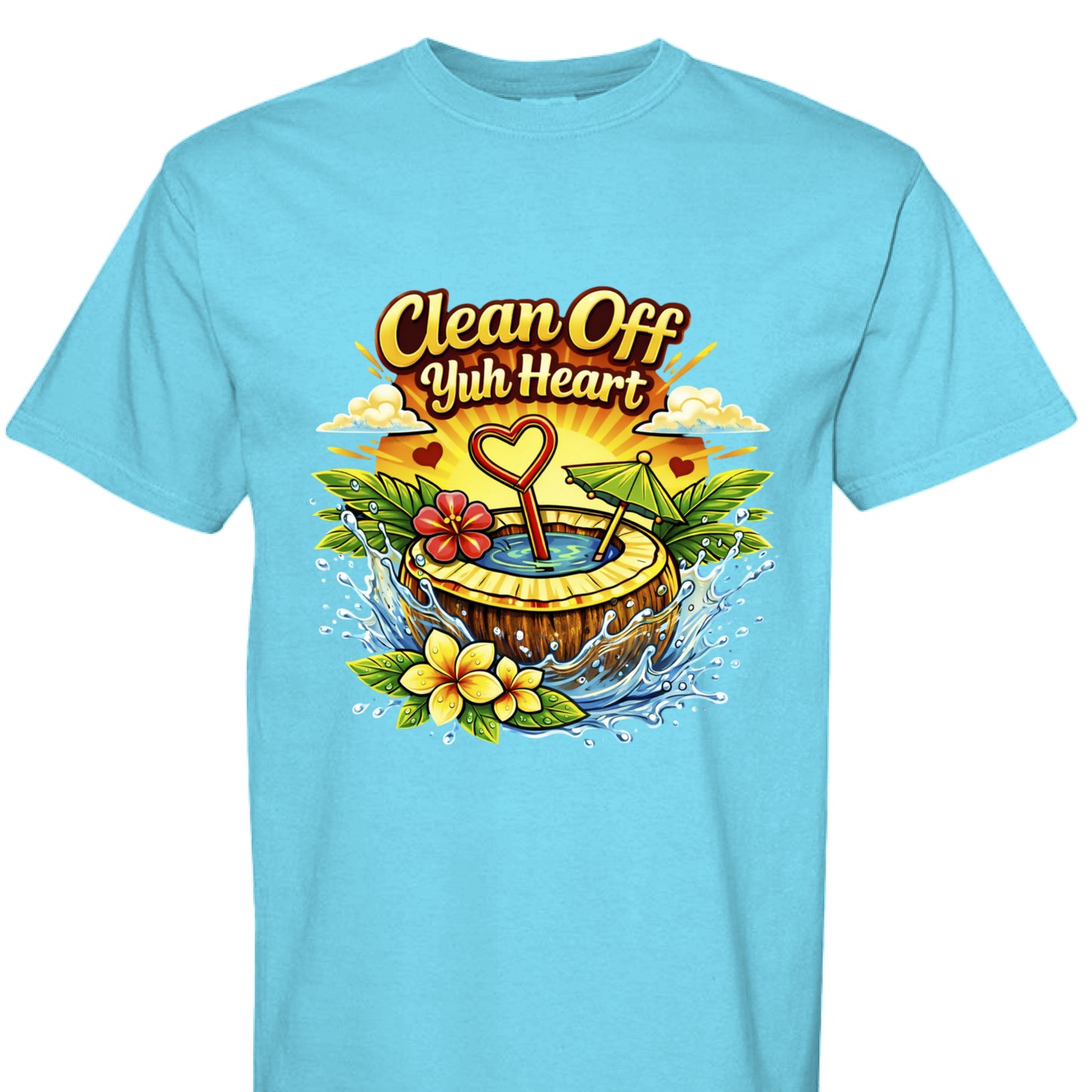 Clean Off Yuh Heart Street Vibes Tee