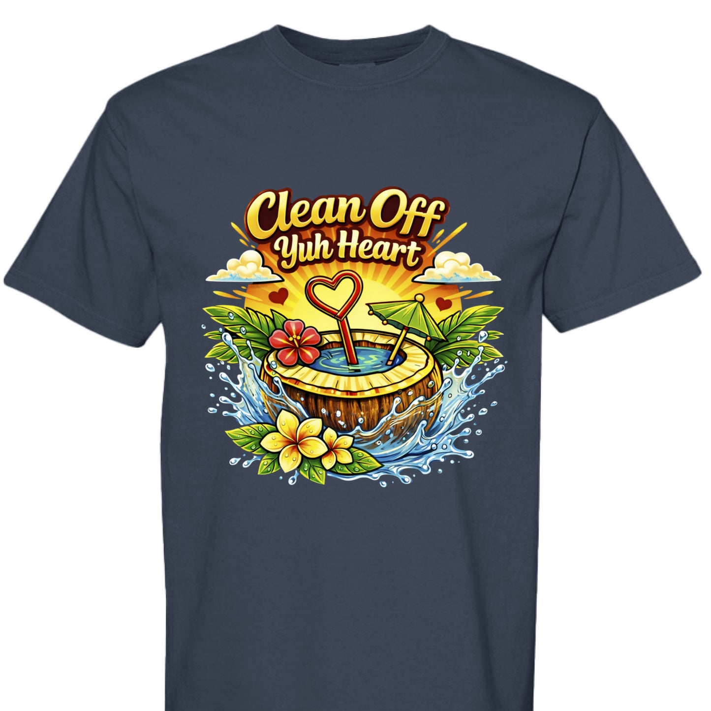 Clean Off Yuh Heart Street Vibes Tee