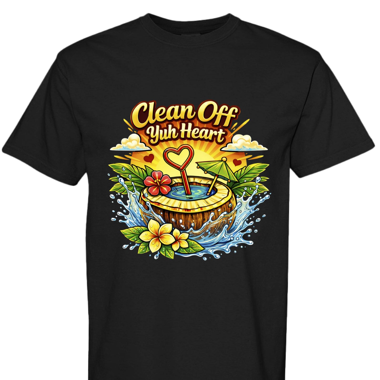 Clean Off Yuh Heart Street Vibes Tee