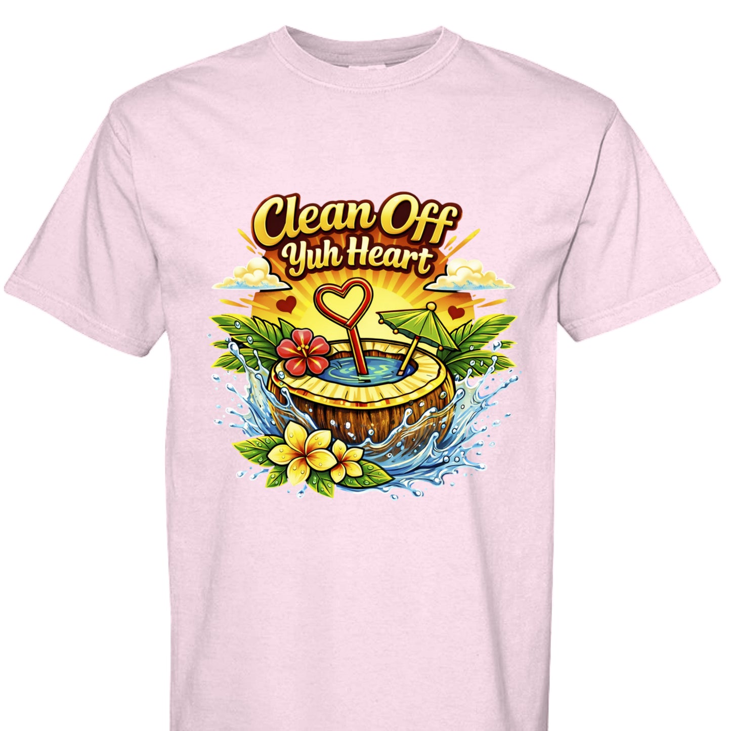 Clean Off Yuh Heart Street Vibes Tee