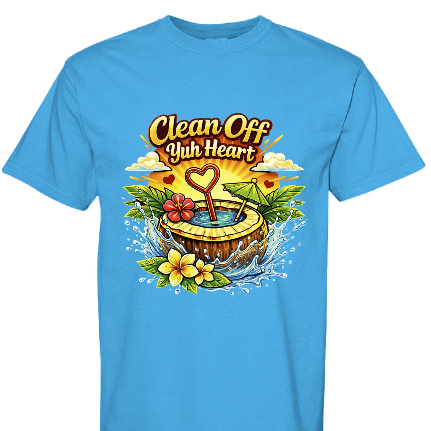 Clean Off Yuh Heart Street Vibes Tee