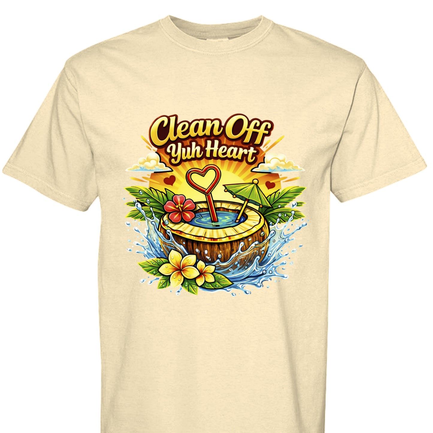Clean Off Yuh Heart Street Vibes Tee