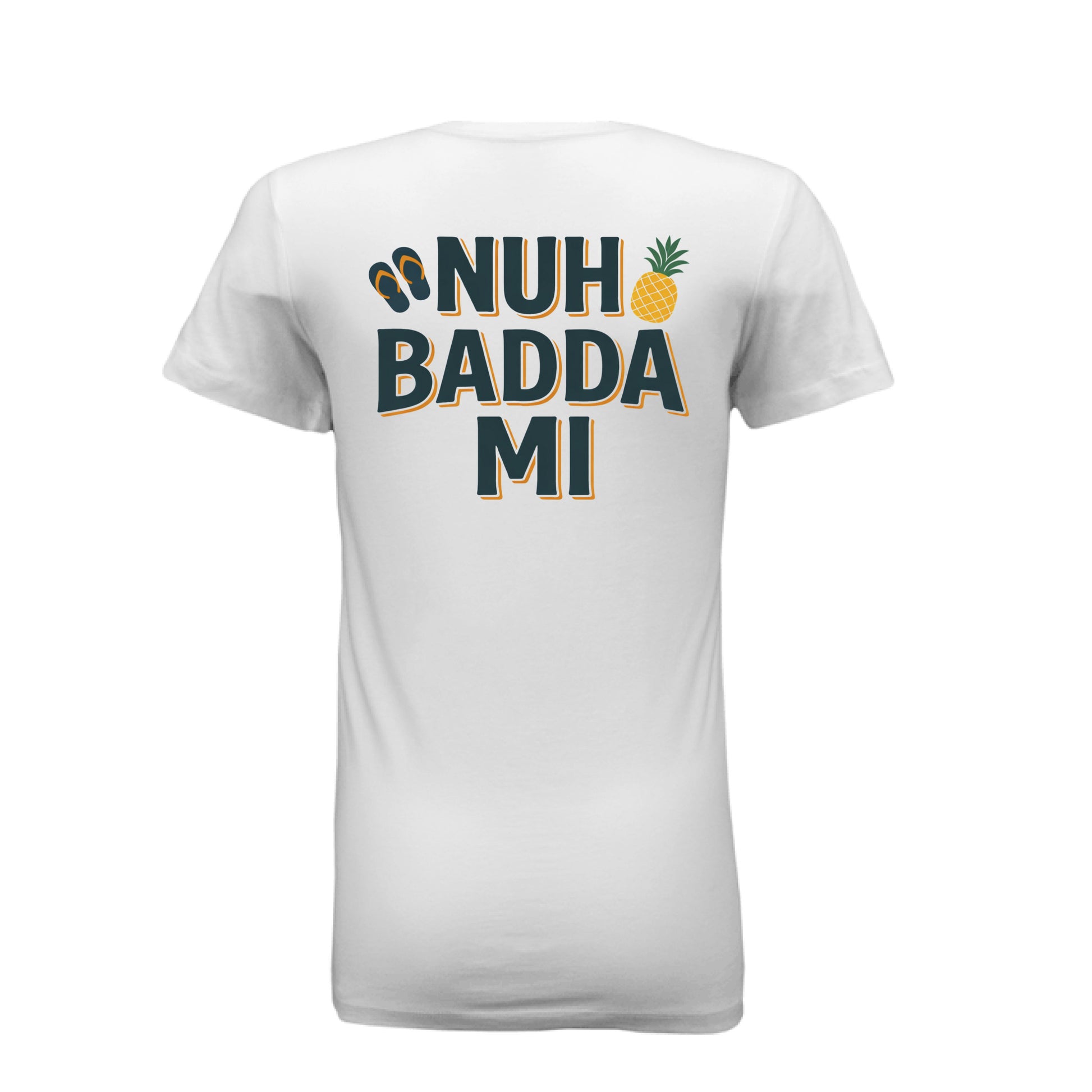 WHITE - BACKMi Deh Pon Vacation Nuh Badda Mi Tee