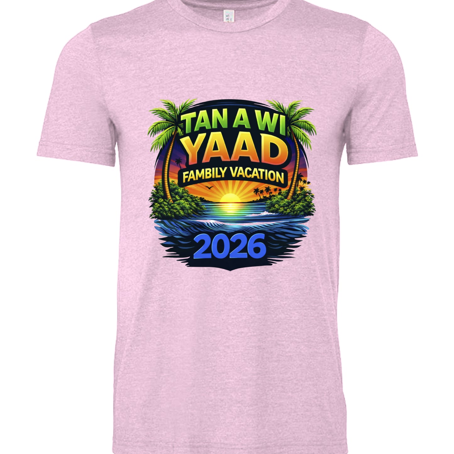 HTHR BUBBLE GUM - 3001CVC - FRONT