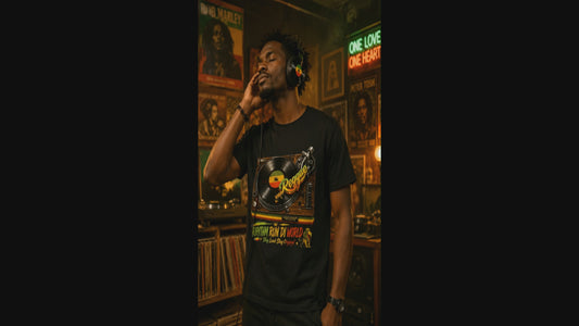 REGGAE RECORD PLAYER TEE